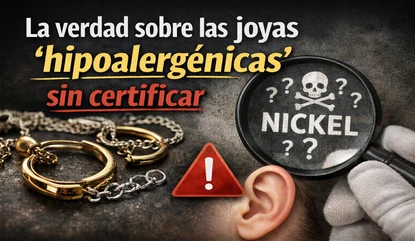 Joyas hipoalergénicas sin certificar